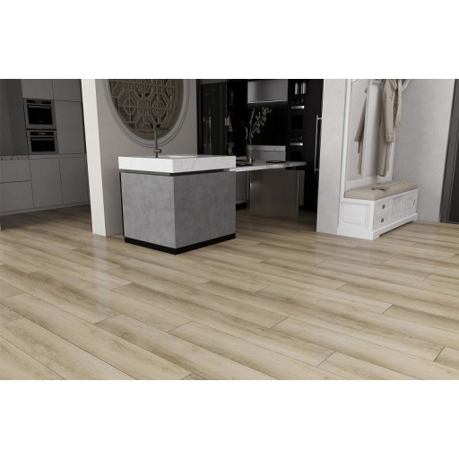 SPC плитка (spc ламинат) Floorwood Quantum 4577 Дуб Делойт / Deloitte Oak толщина 5 мм встроенная подложка